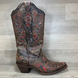 Corral Vintage Leather Western Cowboy Boots